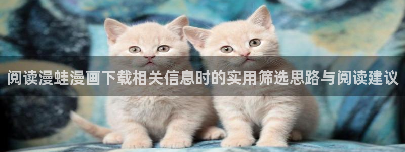 漫画岛网站地址：阅读漫蛙漫画下载相关信息时的实用筛选思路与阅读建议